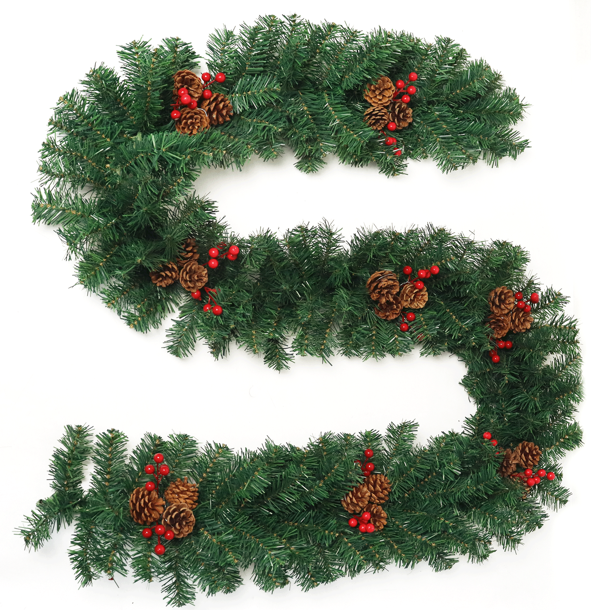Yexmas 9ft Pre-Lit Christmas Garland with 45 LED Lights photo 1