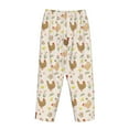 thumbnail image 5 of Goofa Chicken Family Printed Soft Pajama Pants for Women, Wide Leg Comfy Casual Lounge Yoga Pants-Small, 5 of 9