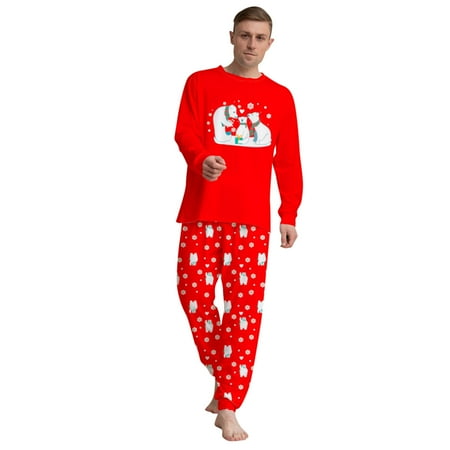 

Tawop Thermal Pants Men Christmas Fashion Long Sleeves Men Printed Top+Pants Family Matching Pajamas Set Bape Pants Boys Pants Size 6