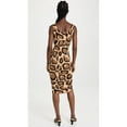 SERGIO HUDSON Womens Brown Unlined Pullover Animal Print Sleeveless