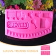 thumbnail image 4 of YARNOW 2pcs Circus Themed Cake Molds Silicone Fondant Molds Cartoon Animal Silicone Molds, 4 of 5