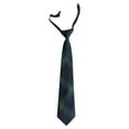 thumbnail image 1 of Xfvqtps Tie for Kids Pre-Tied Grid Pattern Adjustable Classic Neckties Uniform School Party Navy, 1 of 3