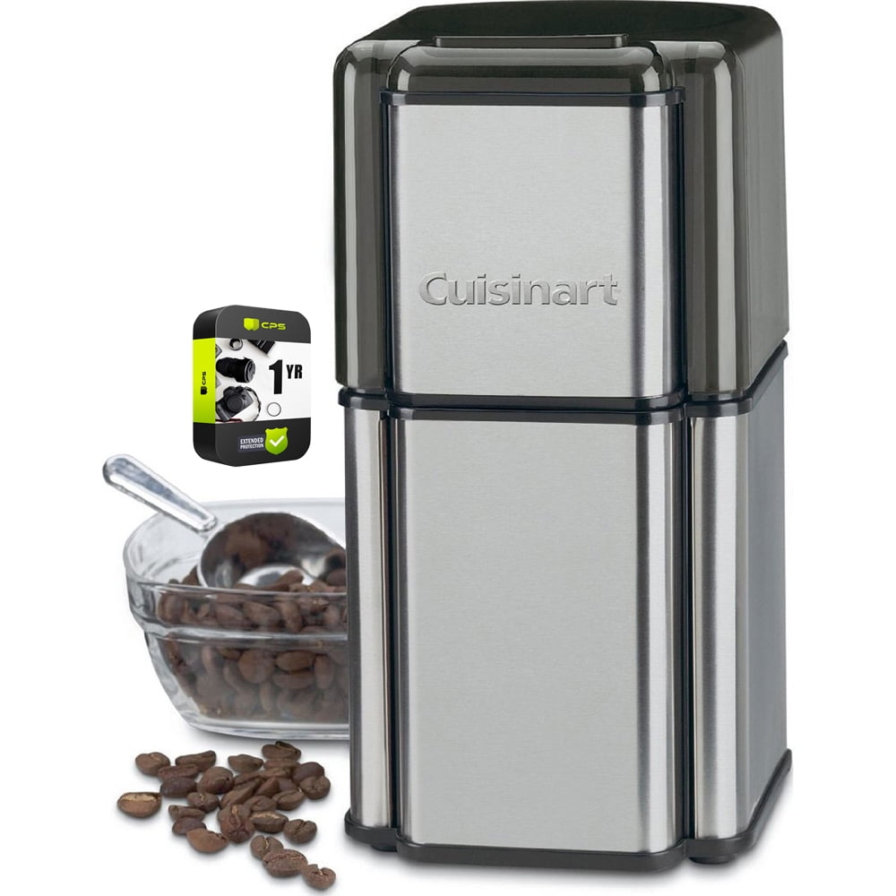 Cuisinart DCG12BC Grind Central Coffee Grinder Bundle with 1 Year