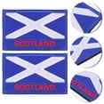 thumbnail image 2 of 2pcs Scotland Flag Patches Embroidered National Flag Applique Clothes Patches, 2 of 8