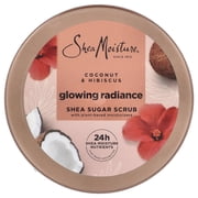 SheaMoisture Glowing Radiance Shea Sugar Scrub, Coconut & Hibiscus, 12 oz (340 g)