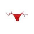 thumbnail image 2 of Ragstock Bright Red Triangle Bikini Bottom, 2 of 4