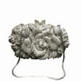 thumbnail image 2 of StyleSack Flower Rhinestone Clutch - Crystal Evening Purse Bag Novelty Handbag for Women Wedding & Party, 2 of 6