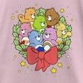 thumbnail image 2 of Girl's Care Bears Christmas Wreath Bears  Graphic Tee Light Pink Large, 2 of 4