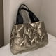 thumbnail image 1 of Bolso informal para mujer, bolso acolchado de gran capacidad, bolso de viaje de invierno suave para mujer, 1 of 6