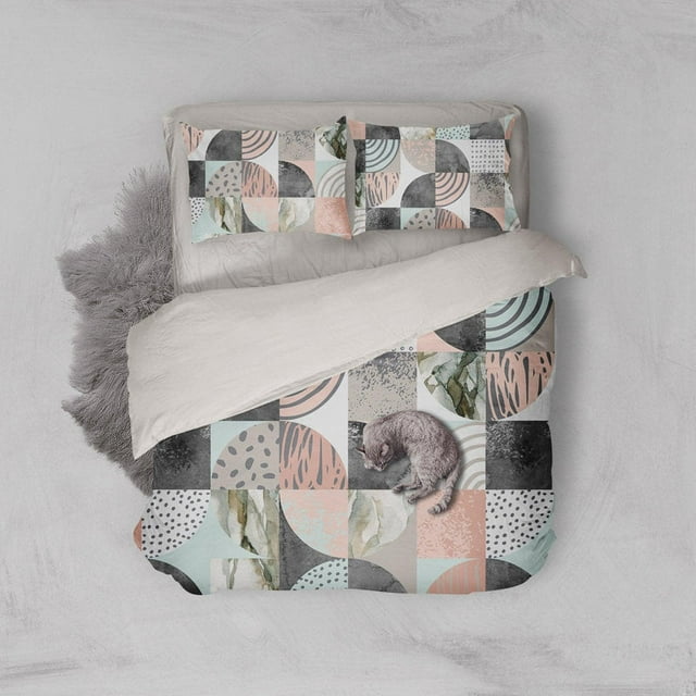 3D Geometric, Abstract texture Bedding Set Quilt Cover Quilt Duvet Cover