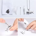 thumbnail image 6 of Cremation Jewelry for Ashes Fish Urns Necklace for Men Women Memorial Keepsake Jewelry Fish Hook Ashes Pendant for Pets/Human, 6 of 6