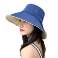 thumbnail image 1 of New Sun Protection Hat Women Wide Brim Sun Visor Foldable Summer Spring Cap Traveling UPF, 1 of 8
