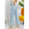 thumbnail image 4 of Lovervet Women's High Waist Distressed Straight Cut 90's Dad Jeans, 4 of 10