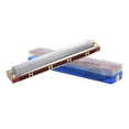 thumbnail image 1 of Armónica Suzuki Estudio-24 24 Agujeros Harmonica Tremolo Clave de C con la Caja del Paño de Limpieza Instrumento Musical para Principiantes Tomshoo Armónica, 1 of 4