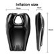 thumbnail image 2 of Lavabo portátil para champú, bandeja para lavar el cabello, ideal para personas mayores discapacitadas o postradas en cama (color negro)., 2 of 5