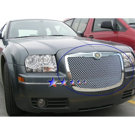 2005-2010 Chrysler 300 /2005-2010 Chrysler 300C Stainless Steel Polished Finish 2.5 Mm Wire Mesh Mesh Grille