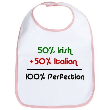 

CafePress - Half Italian Half Irish Bib - Cute Cotton Cloth Baby Bib Toddler Bib