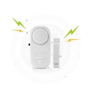 Hxlamzoo WIRELESS Home Window Door Burglar Security ALARM System Magnetic Sensor, Super 90 dB Alarm, Super Environmental Suitability and Stability, Easily Mount, 3pcs 1.5V Button Cell