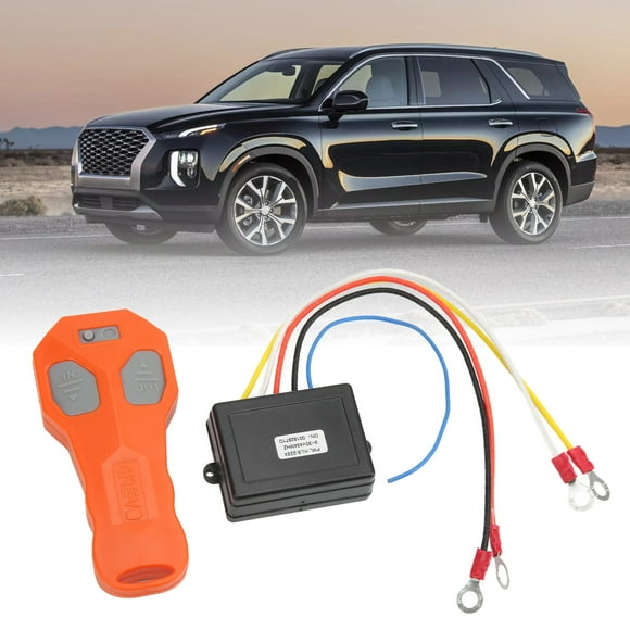 Winch Remote Controller, Wireless Winch Remote Control Kit Simple  High Sensitivity Portable Universal with Indicator Light for Truck for ATV