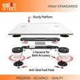 thumbnail image 4 of Eat Smart Precision Digital Body Scale - Clear, Clear, 4 of 7