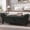 Dark Green, variant on YOUDENOVA 51" Storage Bench for Bedroom, Queen Faux Leather Storage Ottoman Bench with Button, Upholstered End of Bed Bench with Rolled Arms for Bedroom, Living Room, Entryway,Dark Green