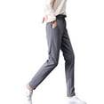 thumbnail image 4 of Womens Fleece Lined Sweatpants Thick Track Pants Sherpa Pants Cotton Joggers With Pockets, 4 of 6