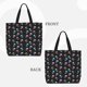 thumbnail image 2 of Fotbe purple cyan brown Skull Bolsa Tote con Estampado para Mujer, Bolsos con Cremallera, Bolsa de Hombro Casual de Gran Capacidad con Bolsillos Internos, 2 of 7