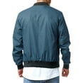 thumbnail image 2 of Men's Lightweight Flight Bomber Jacket Spring Fall Causal Softshell Windbreaker Coat Outerwear, 2 of 5