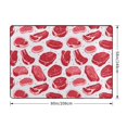 thumbnail image 2 of Area Rugs For Living Room Decor - steak pattern Soft Anti Slip Throw Washable Rugs 5x7 For Bedroom, Indoor Carpet For Bedroom Living Room 80x58In, 2 of 7