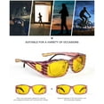 thumbnail image 7 of KALIYADI Fit-Over Night-Vision-Glasses for Women: Striped Anti Glare Night Driving Glasses for Men High Definition Lens, 7 of 7