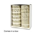 thumbnail image 5 of Wrapables Elegant Gold Foil Washi Tape Box Set for Arts & Crafts, Scrapbooking, Stationery, Diary (12 Rolls), Gold Floral, 5 of 7