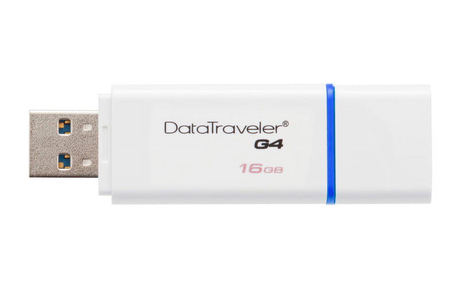 Kingston DataTraveler G4 16GB USB 3.0 Flash Drive Blue - image 3 of 5