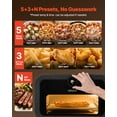 thumbnail image 5 of VEVOR Pizza Oven, 8 Presets Electric Pizza Ovens Air Fry Combo, 12-Inch Indoor Pizza Maker Smart Knob Control , 750°F Max Temp, IPX4 Waterproof Countertop Pizza Cooker w/Pizza Stone,Fry Basket, 5 of 9