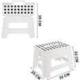 thumbnail image 2 of Collapsible Step Stool - 9 Inch Height Foldable Stool For Kids And Adults, Kitchen, Garden, Bathroom, 2 of 5