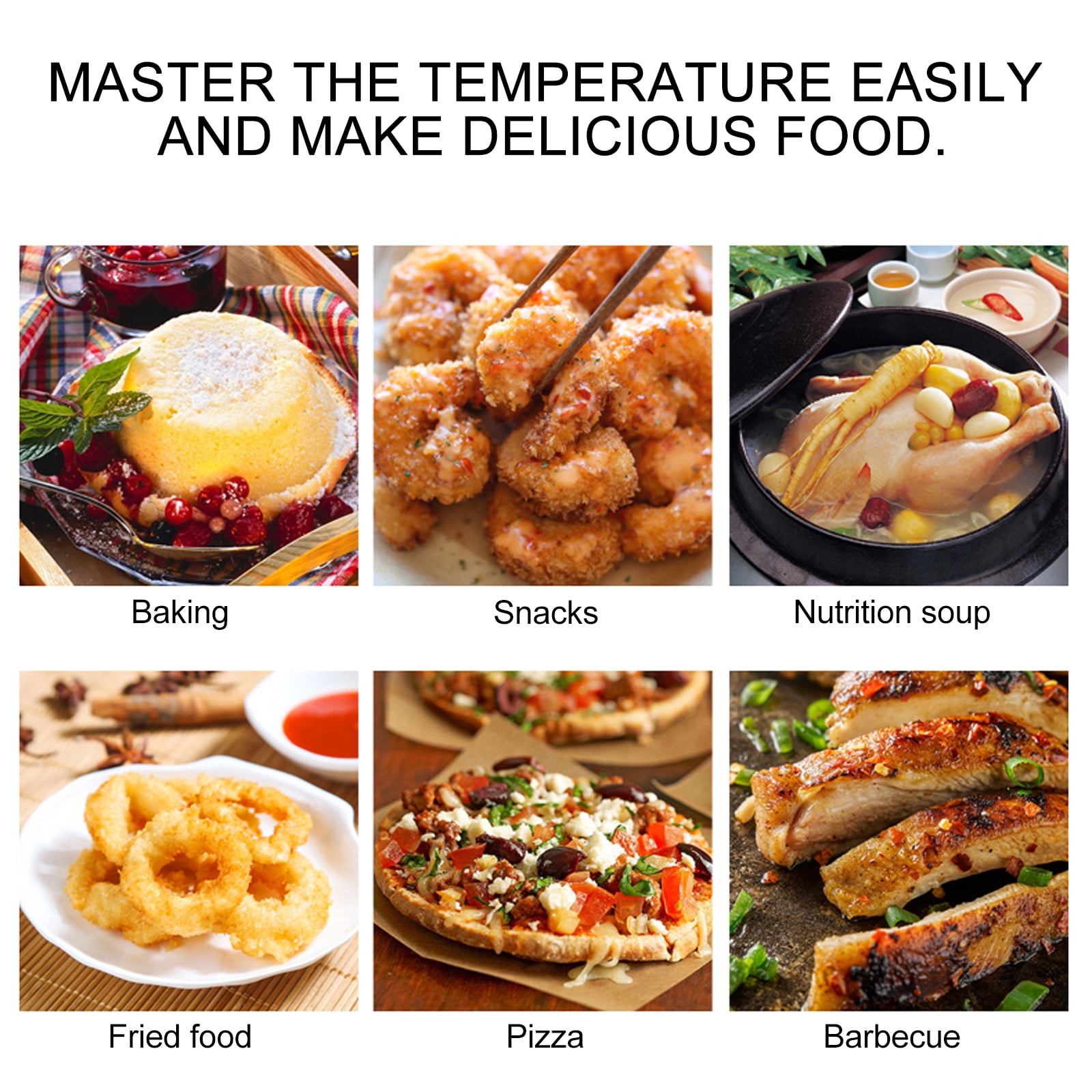 4 Pack Stainless Steel Deep Fryer Thermometer, Instant Read Meat Cooking Thermometer for Oven, BBQ, Grill, Kitchen