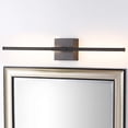 thumbnail image 3 of JONATHAN Y Makena 28" Modern Minimalist Dimmable Integrated LED Metal Wall Sconce, Black, 3 of 8