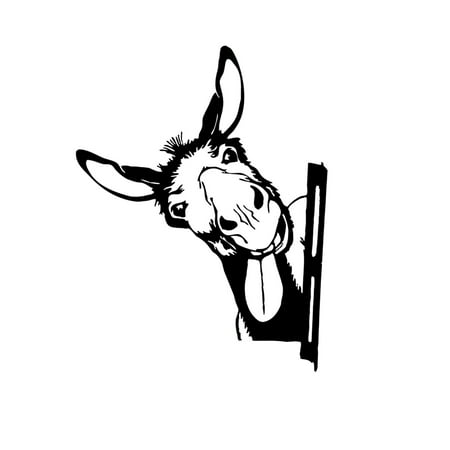 

Exywaves Farm Peeping Animals Cattle Metal Art Outdoor Outdoor Garden Pendant