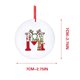 thumbnail image 1 of Decoraciones Del Árbol de Navidad con 26 Letras Del Alfabeto, Rojo Acrílico Fawn Colgante Ornamentos para el Hogar, Decoración Personalizada Del Árbol de Navidad para la Temporada de Vacaciones, 1 of 4