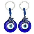 thumbnail image 1 of MasteelfCA 2 Pcs Creative Evil Eye Key Chain Fashion Bag Hanging Pendant Practical Key Ring, 1 of 7