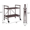 COSCO Outdoor Living(tm) Outdoor and Indoor Folding Serving Cart with