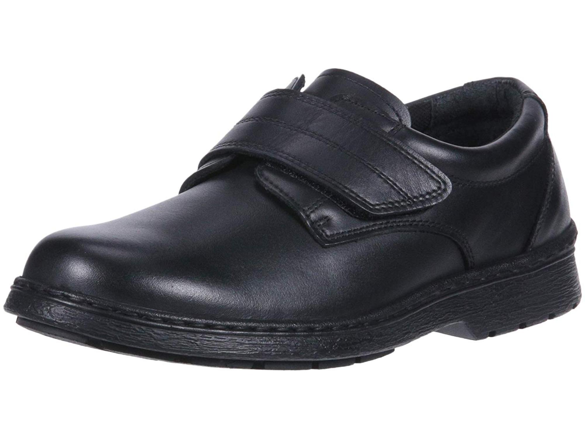 Kids School Issue Boys Eddie H&L Leather  Oxfords, Black Leather, Size 0.0 - image 1 of 6