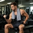 thumbnail image 6 of Large Hand Towels, Cool Towel For Gym Portable With Snap Button Sweat Absorbent Fast Absorbing Ice Chill Towel Sports And Outdoor Sweat Wipe Wrist Towel, 6 of 6