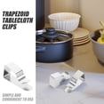 thumbnail image 3 of NUOLUX 8Ud Clips En Forma Trapezoidal Para Mantel Sujetadores Duraderos Para Mesas De Picnic Y Hogar, 3 of 7