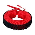 thumbnail image 2 of Cuello isabelino de payaso resistente con volantes, desmontable, para accesorios de fotografía. Rojo Negro, 2 of 9
