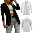 thumbnail image 7 of Fymall Women's Fall Long-sleeve Office Blazer Jacket Suit Casual Business Work, 7 of 7