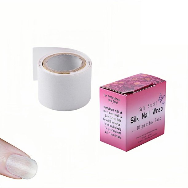 Cinta reparadora de uñas autoadhesiva de seda yayaboqu, 100 cm x 3 cm