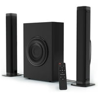 DR.J Professional 2.1-Channel Sound Bar with Subwoofer & Bluetooth (Black)