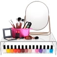 thumbnail image 3 of Sorbus Acrylic Monitor Stand: Laptop Riser with Handles, Keyboard Cover, Display Tray, 3 of 7