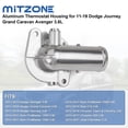 thumbnail image 2 of Conjunto de carcasa de termostato MITZONE de aluminio para Jeep Dodge RAM, 2 of 6