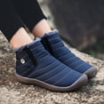 thumbnail image 5 of Unisex Warm Ankle Boot Plush Lined Snow Boots Mens Slip-on Comfortable Work, 5 of 8